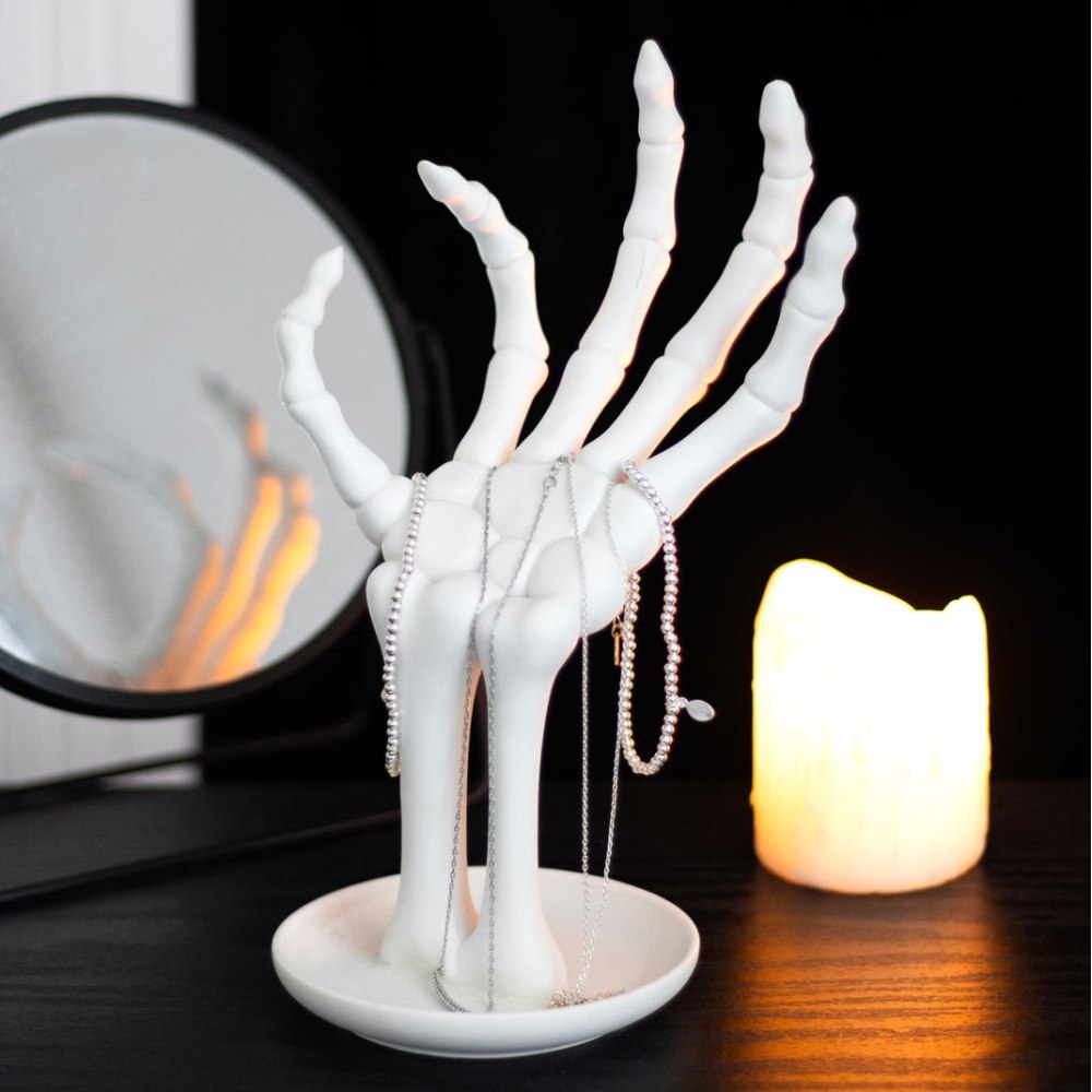 Something Different - Skeleton Hand Sieradenhouder - Wit